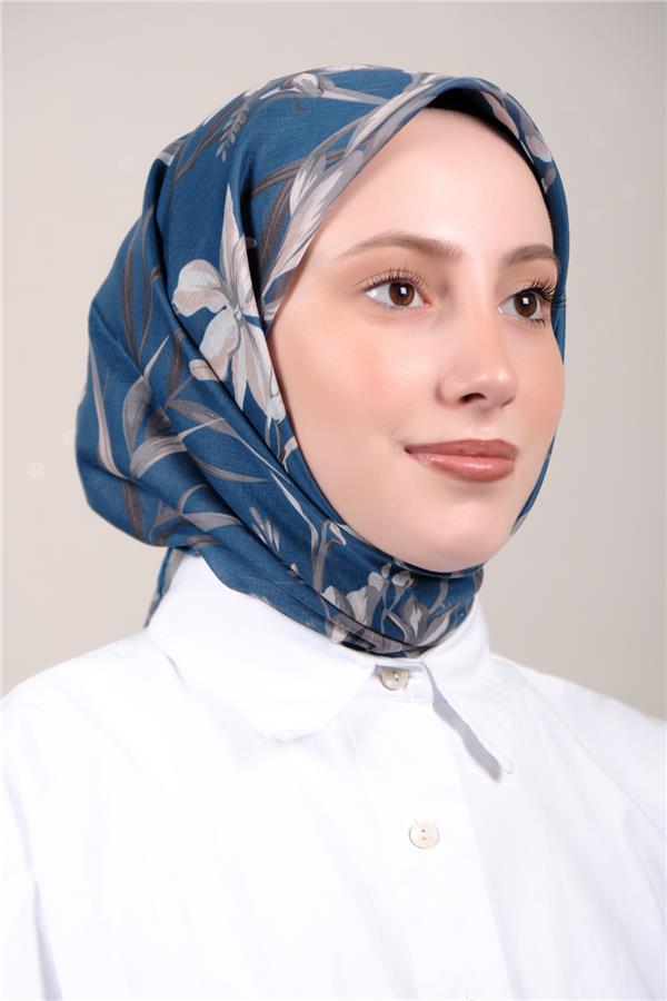 Silk Life Firuze Soft Eşarp 1711-8