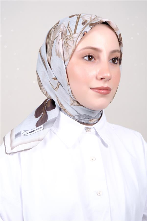 Silk Life Firuze Soft Eşarp 1714-1