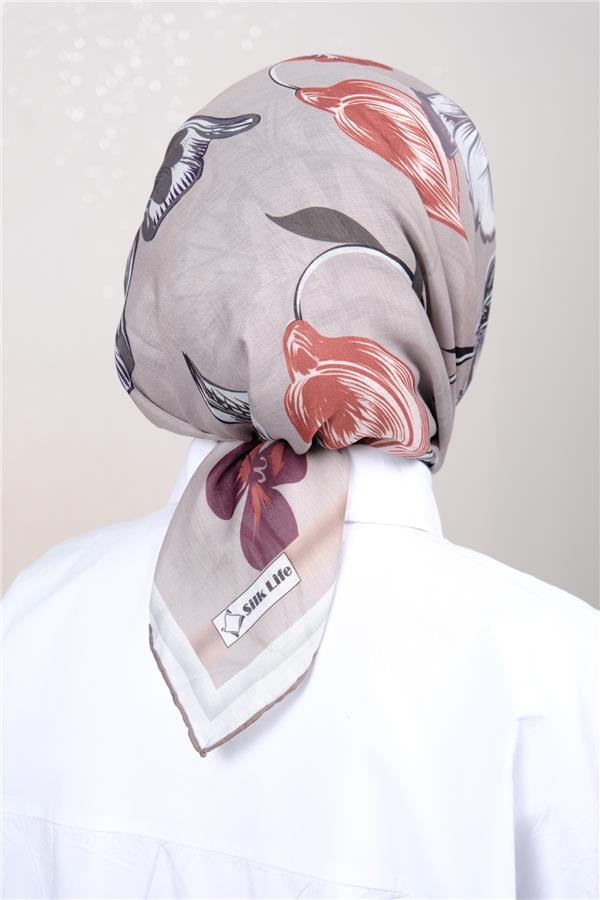 Silk Life Firuze Soft Eşarp 1714-12 
