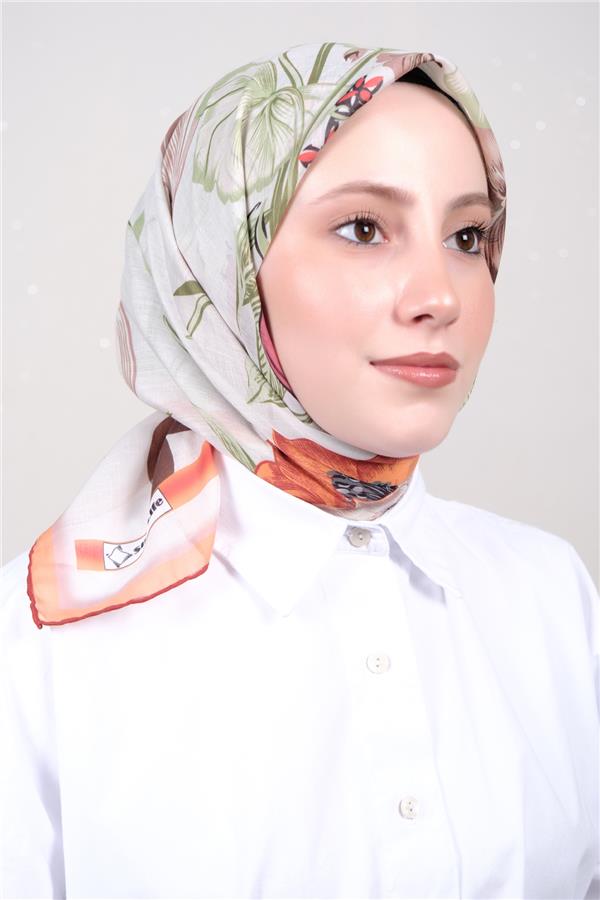 Silk Life Firuze Soft Eşarp 1714-4