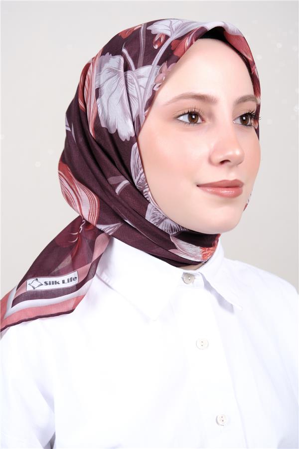 Silk Life Firuze Soft Eşarp 1714-6