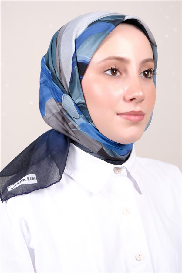 Silk Life Firuze Soft Eşarp 1715-1 
