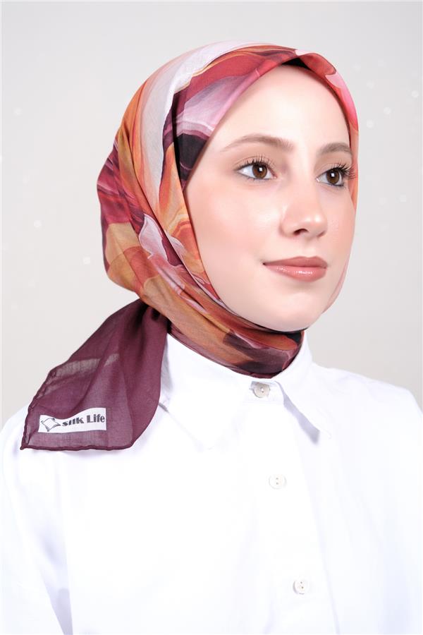 Silk Life Firuze Soft Eşarp 1715-13