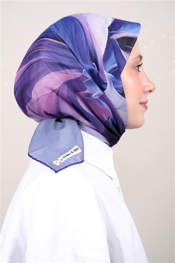 Silk Life Firuze Soft Eşarp 1715-15 