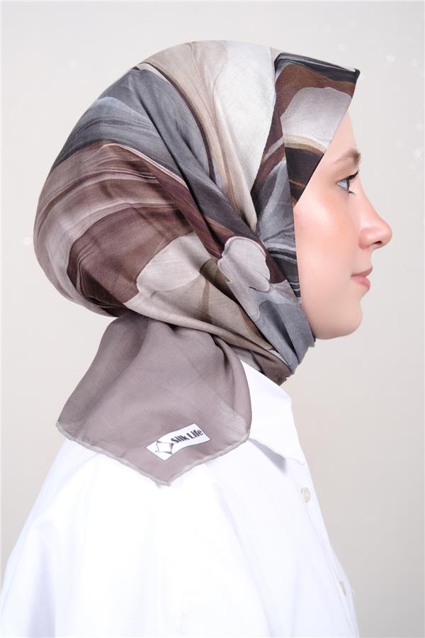 Silk Life Firuze Soft Eşarp 1715-3