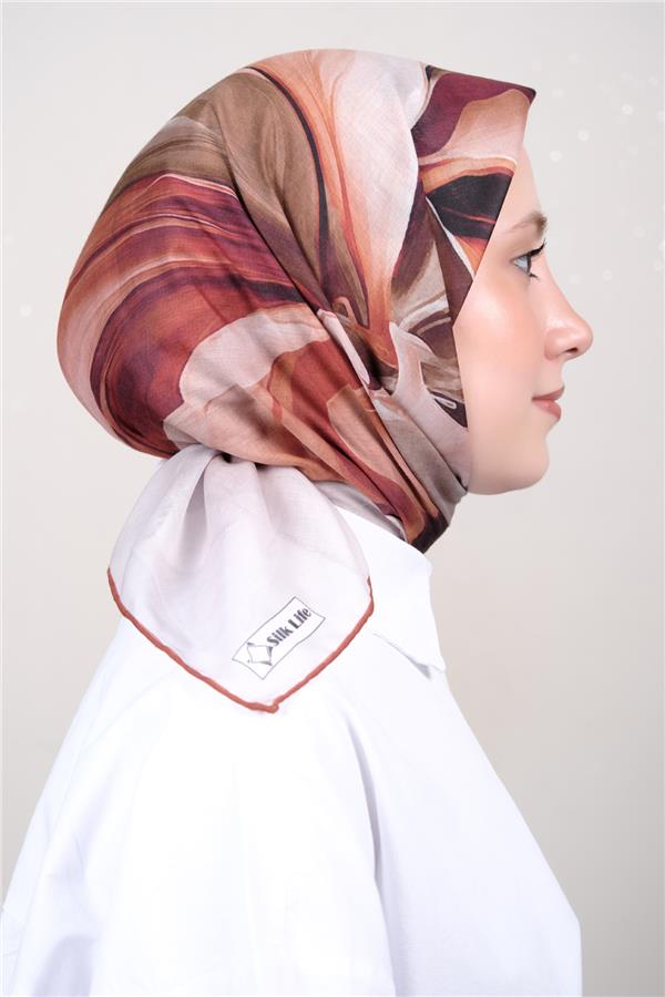 Silk Life Firuze Soft Eşarp 1715-6