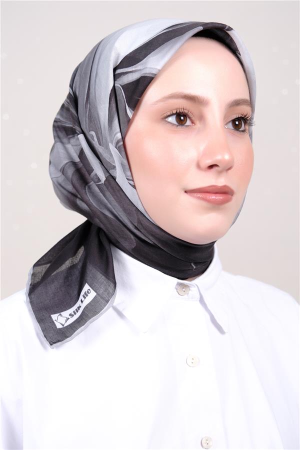 Silk Life Firuze Soft Eşarp 1715-8