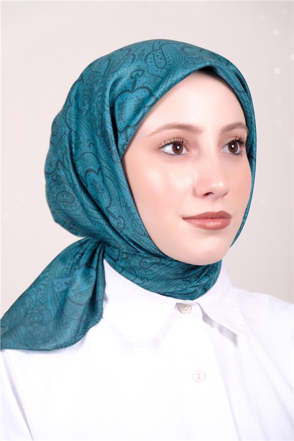 Silk Life Firuze Soft Eşarp 1716-7