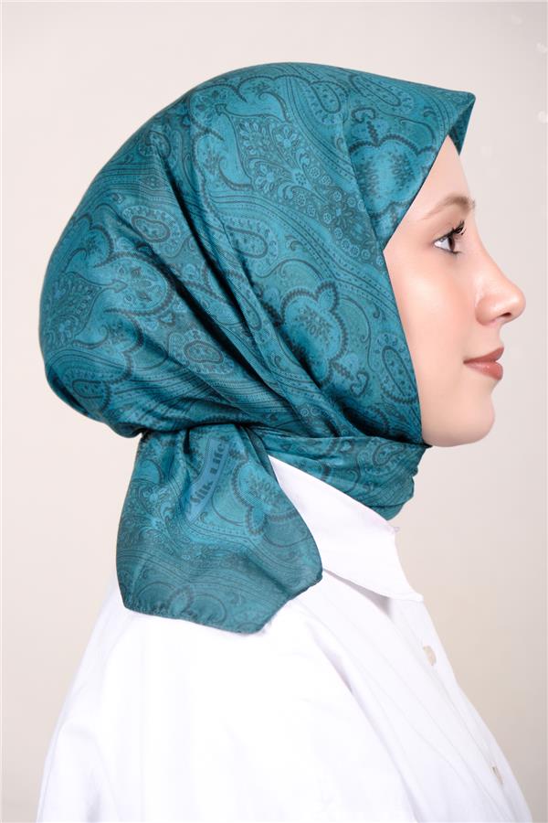 Silk Life Firuze Soft Eşarp 1716-7