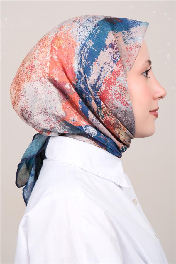 Silk Life Firuze Soft Eşarp 1720-12