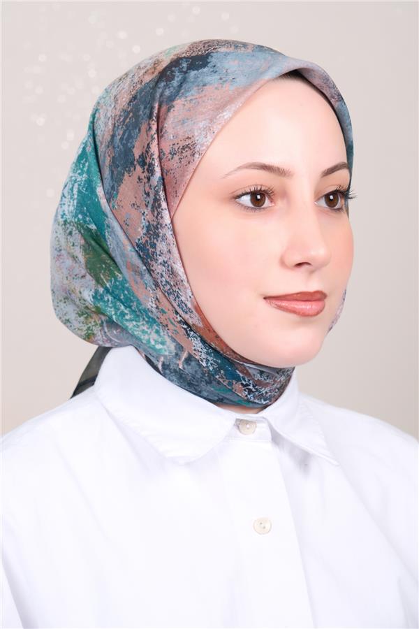 Silk Life Firuze Soft Eşarp 1720-2