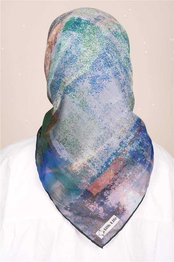 Silk Life Firuze Soft Eşarp 1720-2