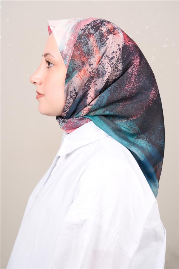 Silk Life Firuze Soft Eşarp 1720-3