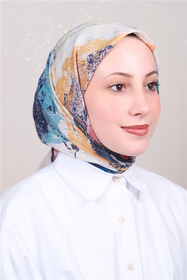 Silk Life Firuze Soft Eşarp 1720-7