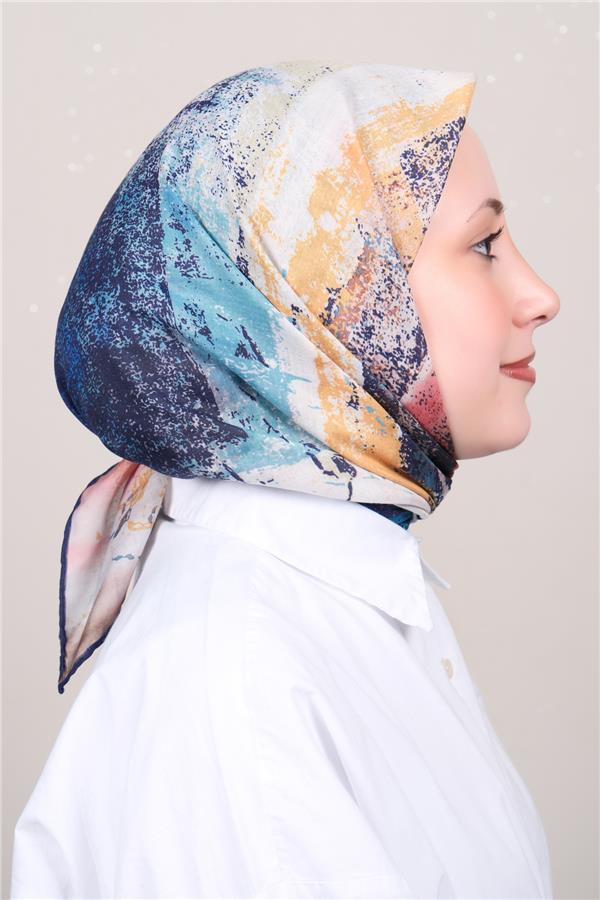 Silk Life Firuze Soft Eşarp 1720-7