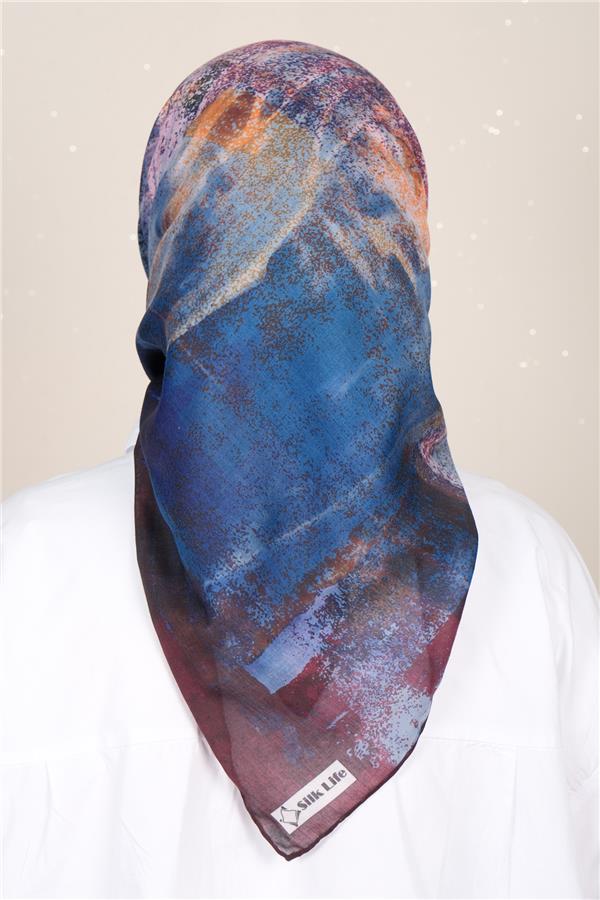 Silk Life Firuze Soft Eşarp 1720-8