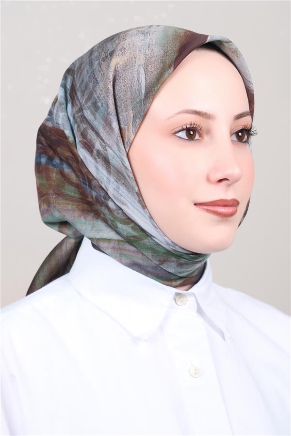Silk Life Firuze Soft Eşarp 1721-4 