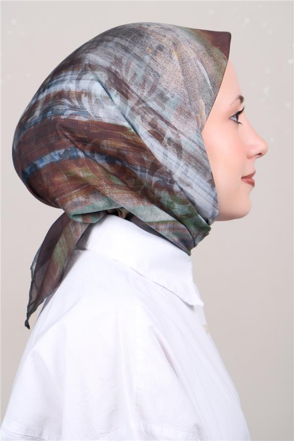 Silk Life Firuze Soft Eşarp 1721-4 