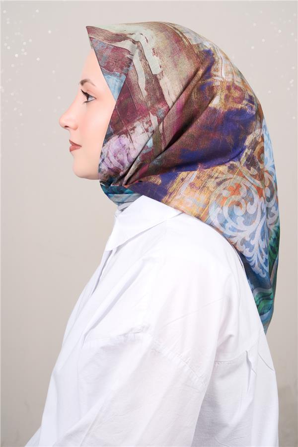 Silk Life Firuze Soft Eşarp 1721-8