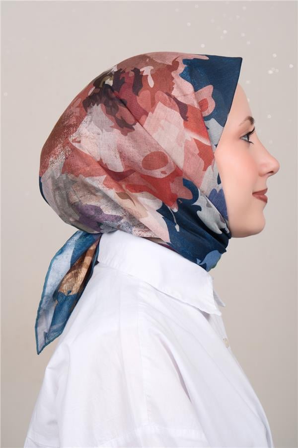 Silk Life Firuze Soft Eşarp 1722-1