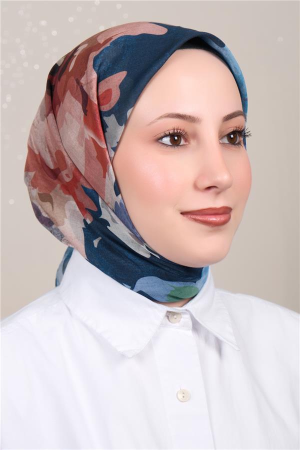 Silk Life Firuze Soft Eşarp 1722-1