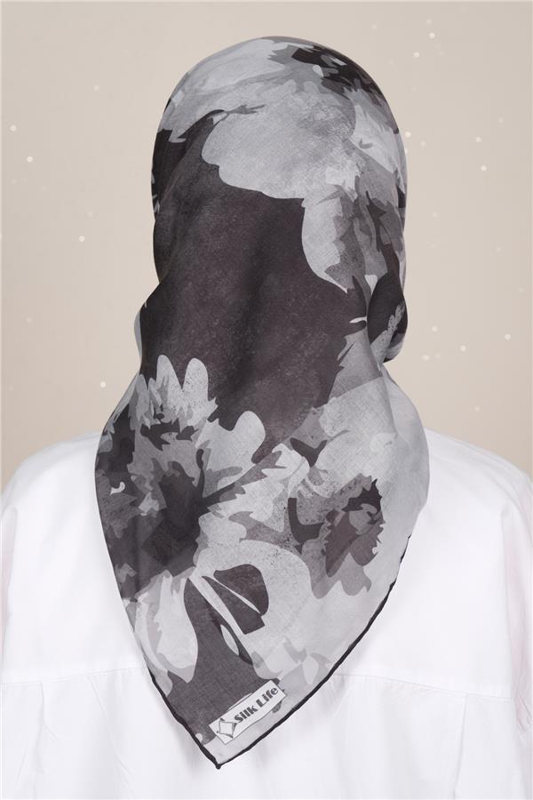 Silk Life Firuze Soft Eşarp 1722-2