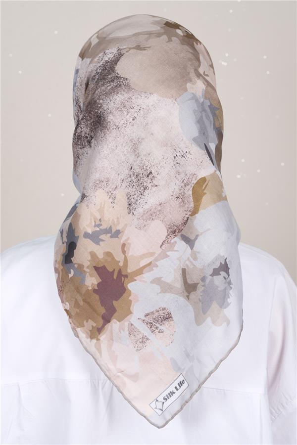 Silk Life Firuze Soft Eşarp 1722-4