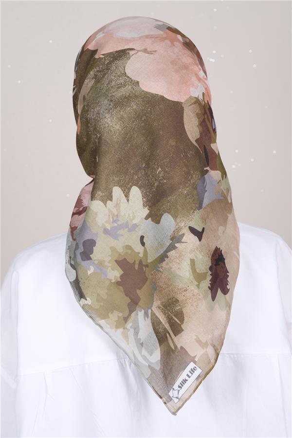 Silk Life Firuze Soft Eşarp 1722-5