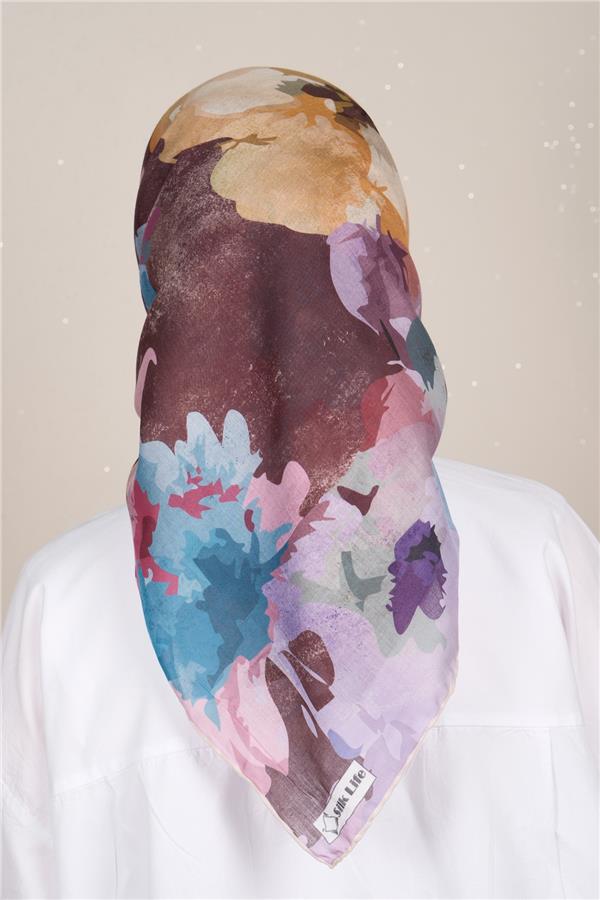 Silk Life Firuze Soft Eşarp 1722-6