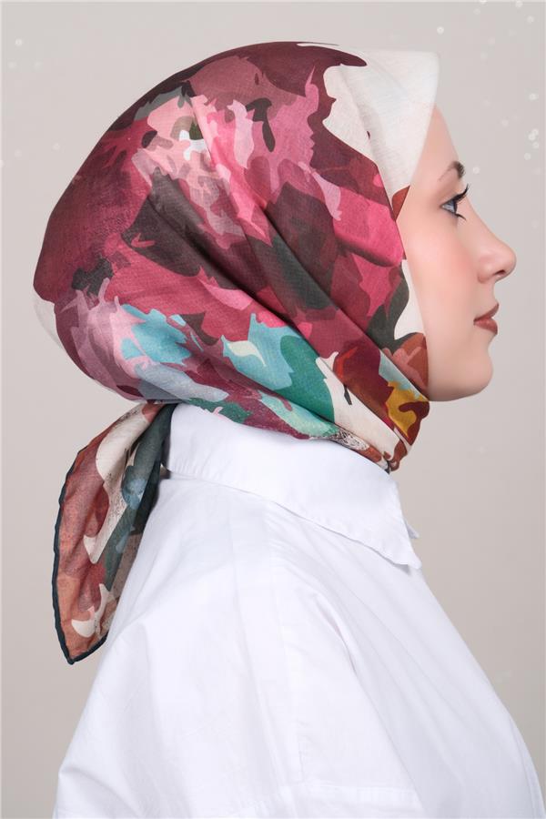 Silk Life Firuze Soft Eşarp 1722-7