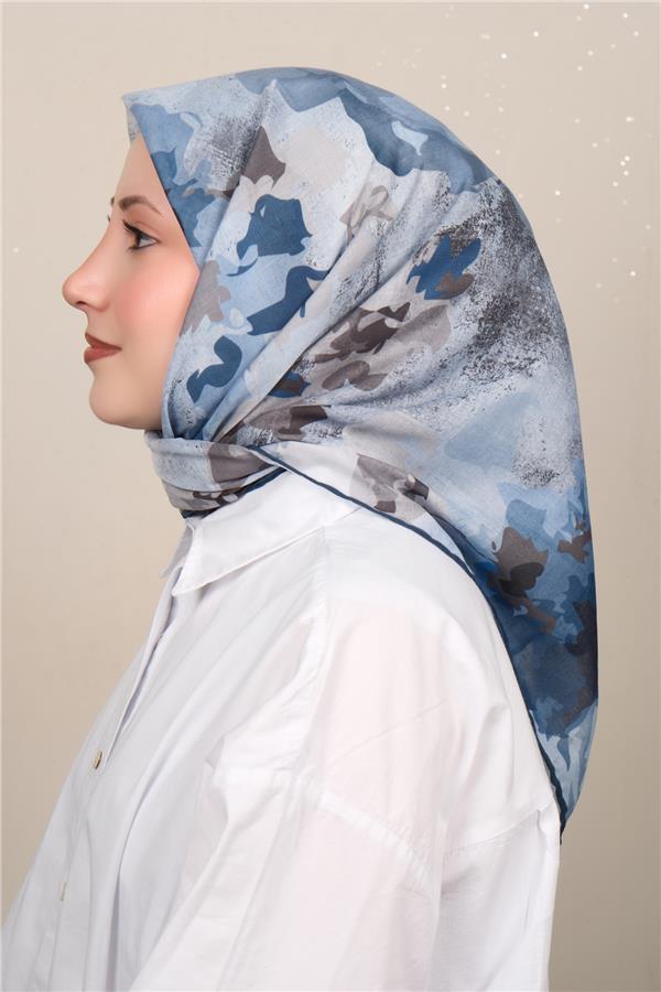 Silk Life Firuze Soft Eşarp 1722-9