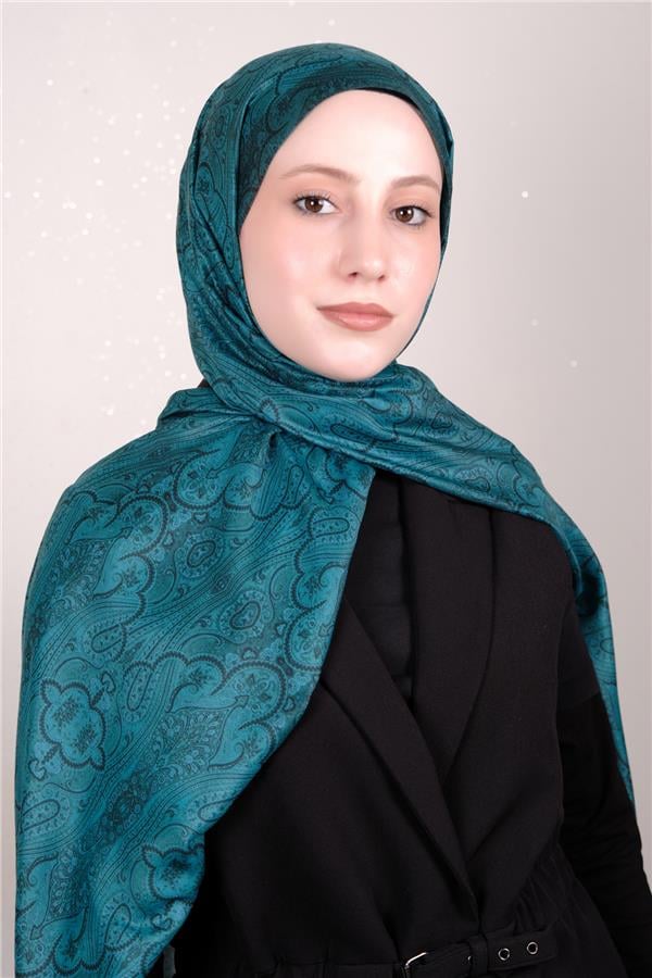 Silk Life Firuze Soft Şal 1510-2