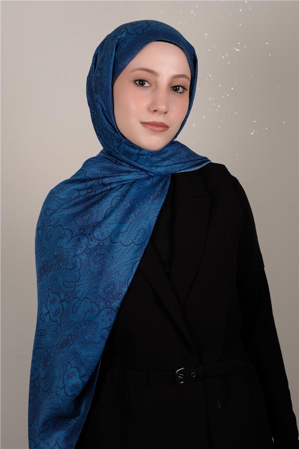 Silk Life Firuze Soft Şal 1510-8