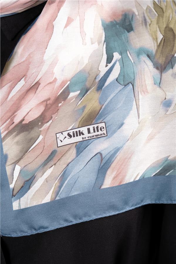 Silk Life Firuze Soft Şal  1511-1