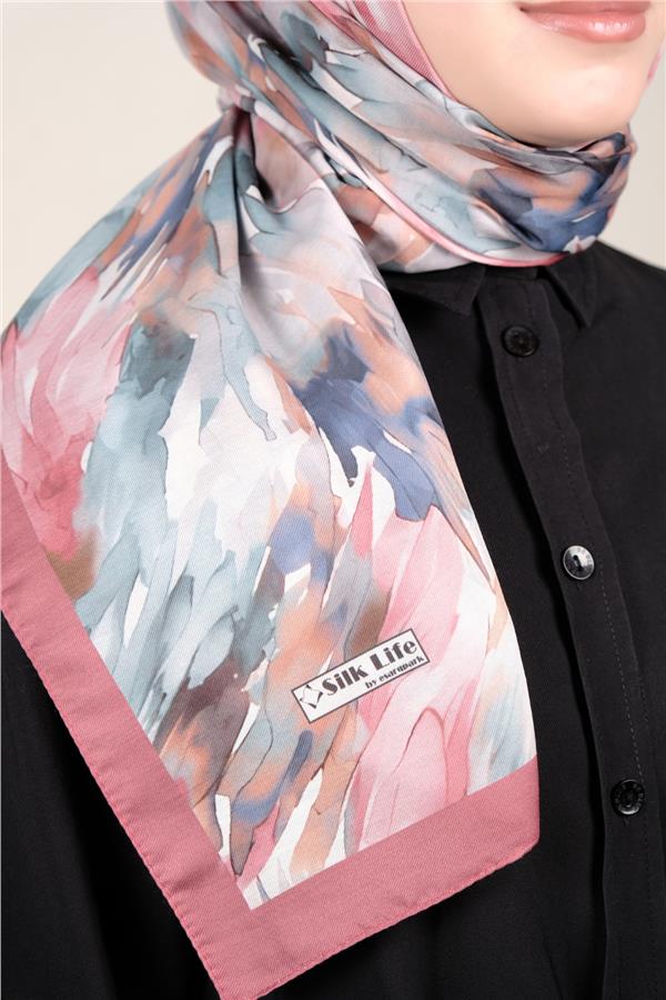 Silk Life Firuze Soft Şal 1511-11