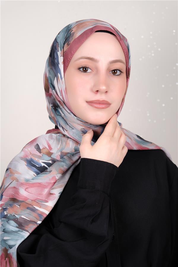 Silk Life Firuze Soft Şal 1511-11