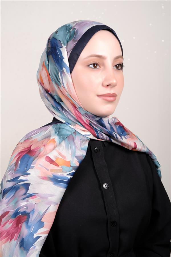 Silk Life Firuze Soft Şal 1511-4