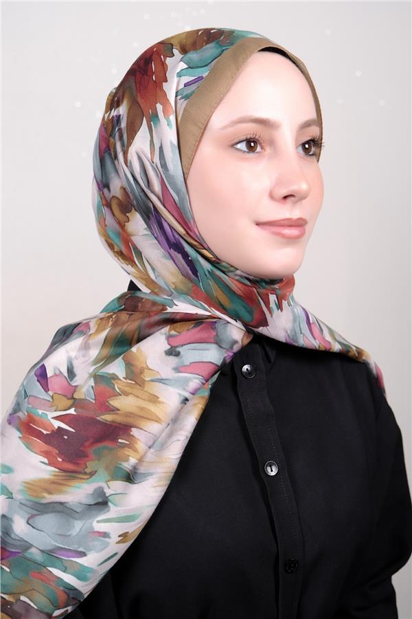 Silk Life Firuze Soft Şal 1511-5