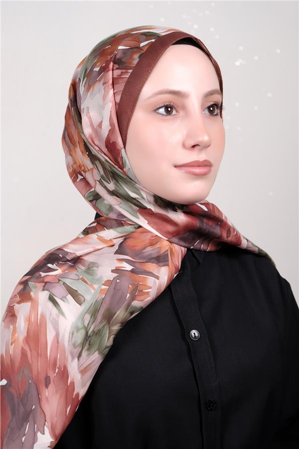 Silk Life Firuze Soft Şal 1511-8