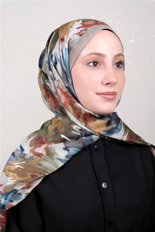 Silk Life Firuze Soft Şal 1511-9
