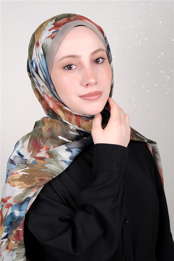 Silk Life Firuze Soft Şal 1511-9