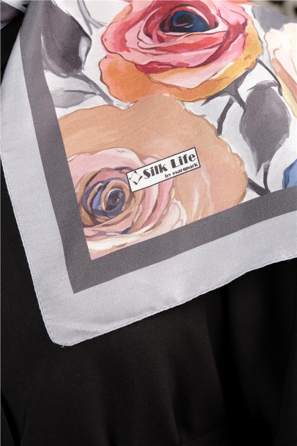 Silk Life Firuze Soft Şal 1512-1