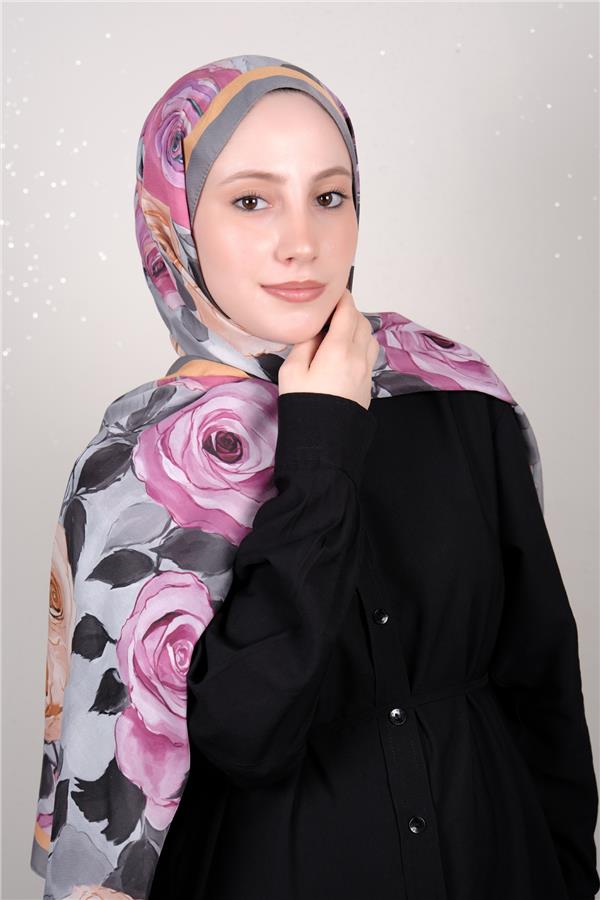 Silk Life Firuze Soft Şal 1512-3