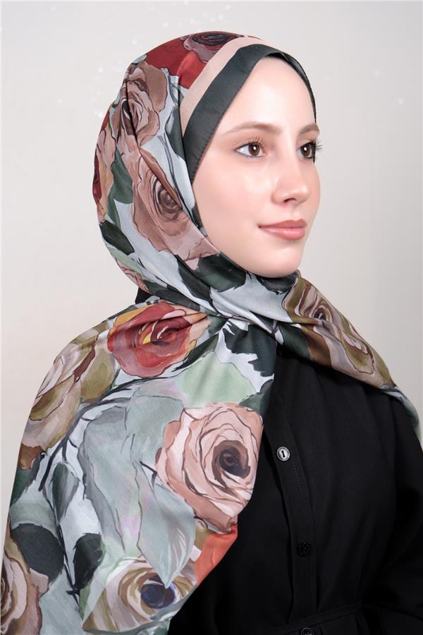 Silk Life Firuze Soft Şal 1512-4