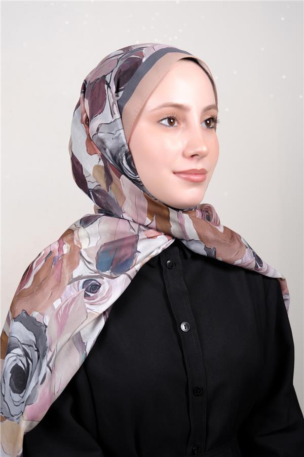 Silk Life Firuze Soft Şal 1512-5