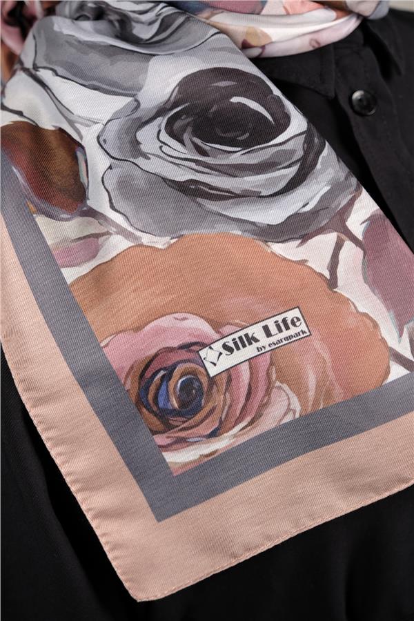 Silk Life Firuze Soft Şal 1512-5