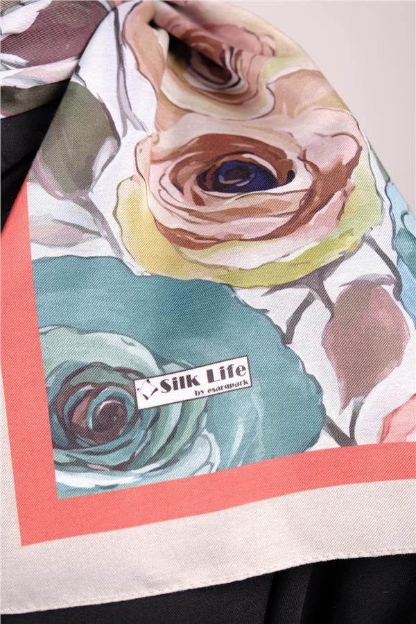 Silk Life Firuze Soft Şal 1512-6