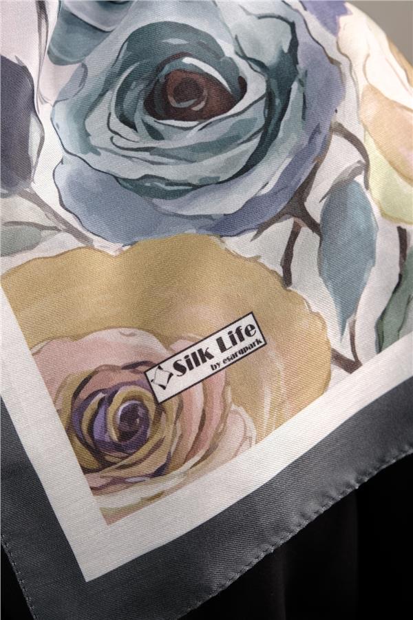 Silk Life Firuze Soft Şal 1512-7