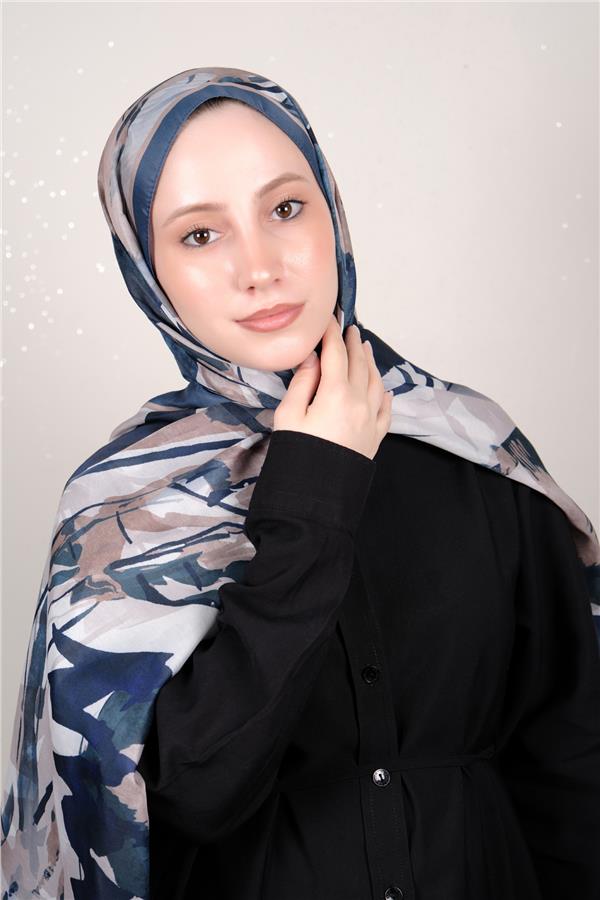 Silk Life Firuze Soft Şal 1513-1