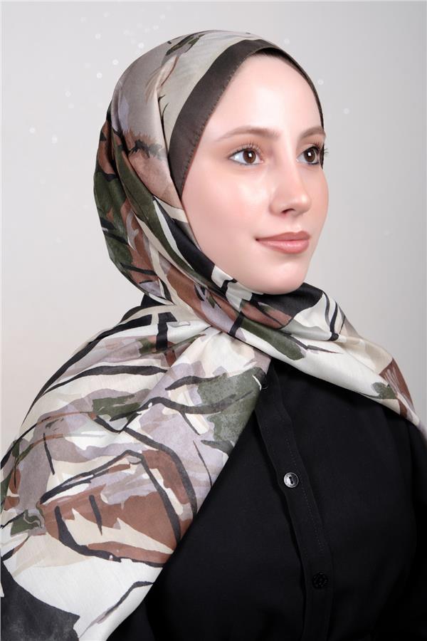 Silk Life Firuze Soft Şal 1513-12